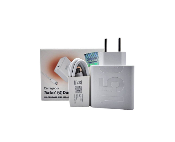 Carregador Turbo 150 Duo (Tipo-C) Branco
