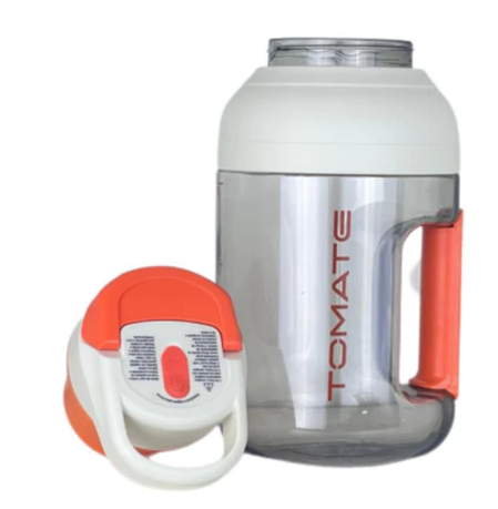 Garrafa Liquidificador de suco Grande Portátil 2 em 1