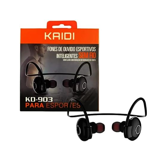 Fone De Ouvido Bluetooth Esportivo Kd-903