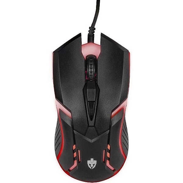 Mouse Gamer Bankai Led Rainbow 1200DPI Sensor Óptico Eg-108 (6062621319)