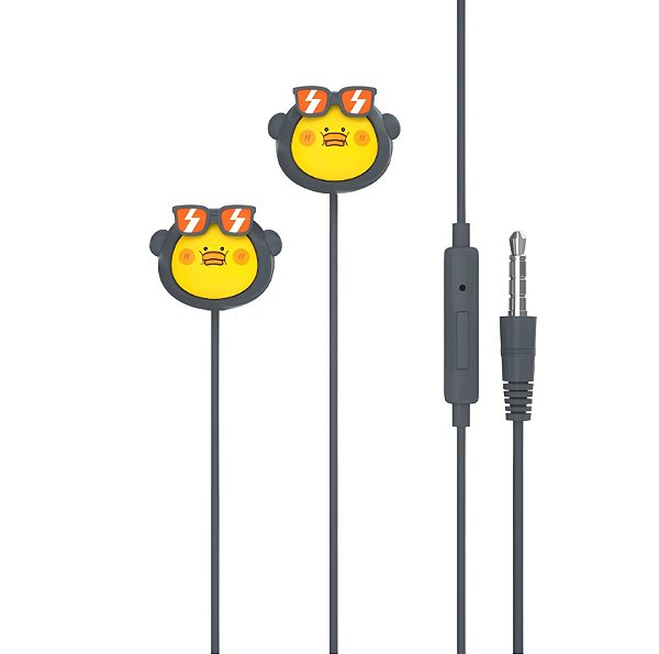 Fone De Ouvido Infantil Com Fio E Case Animais Fofos Xtrad LC-882 (FONLC882)