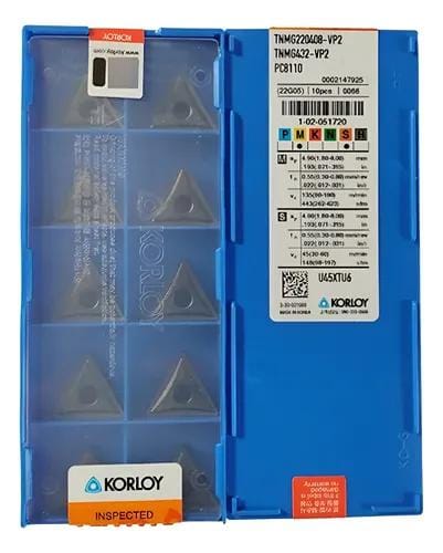 Pastilha Usinagem TNMG220408-vp2 8110 Korloy