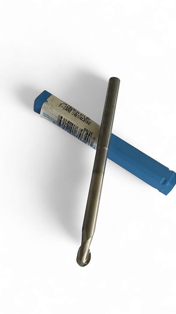 Fresa de Alumínio 1/4" x 100mm esférica SGS