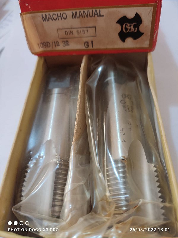 Jogo Macho (2pç) 1" BSP Gaz OSG