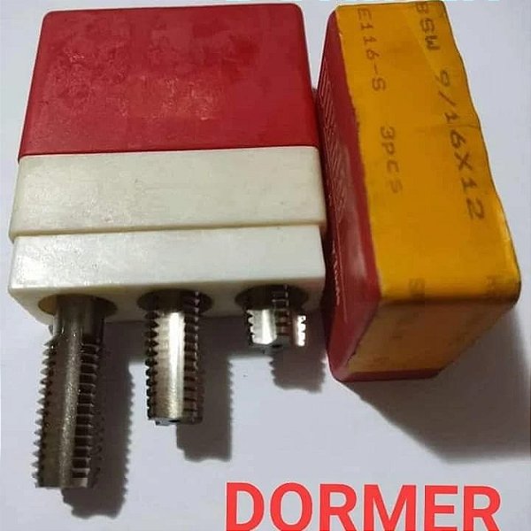 Jogo Macho DORMER 9/16" x 12 Fios BSW