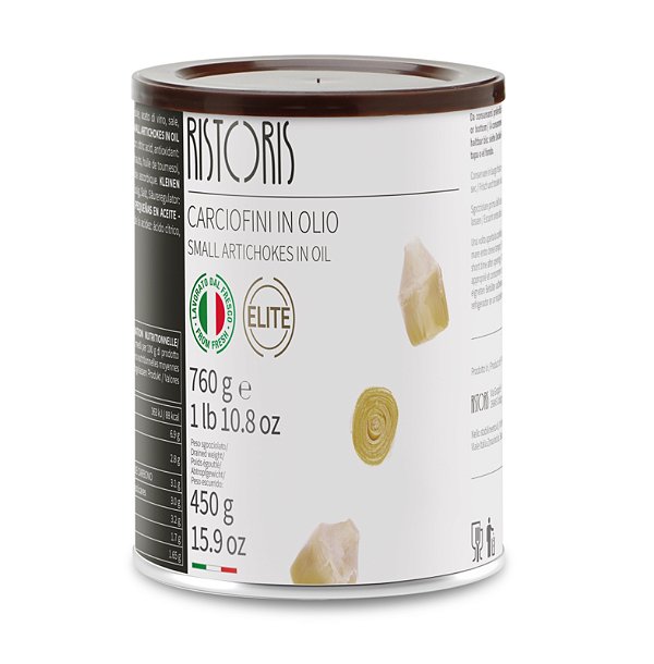 MINI ALCACHOFRAS EM OLEO -  760 G
