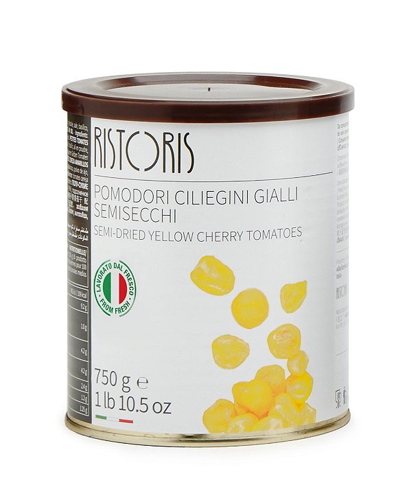 TOMATES CEREJA AMARELOS SEMI-SECOS EM OLEO - 750 G