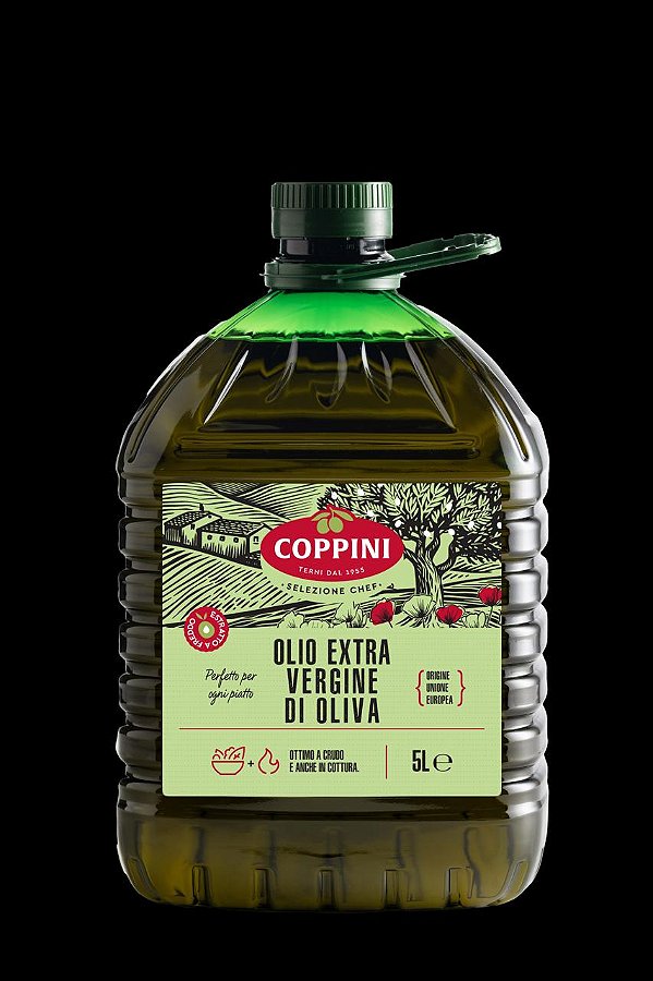 AZEITE DE OLIVIA EXTRA VIRGEM - COPPINI - EMBALAGEM GALÃO PET 5 L
