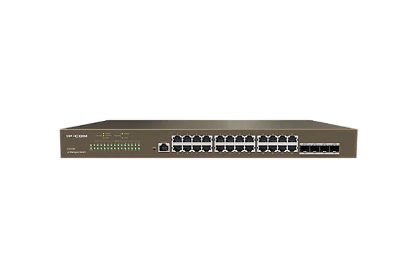 Switch IP-Com 24p 4 SFP gigabit Gerenciamento L2 G3328F