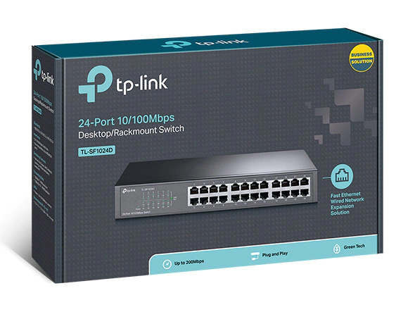 Switch TP-Link 24 Portas 10/100 Mbps TL-SF1024D
