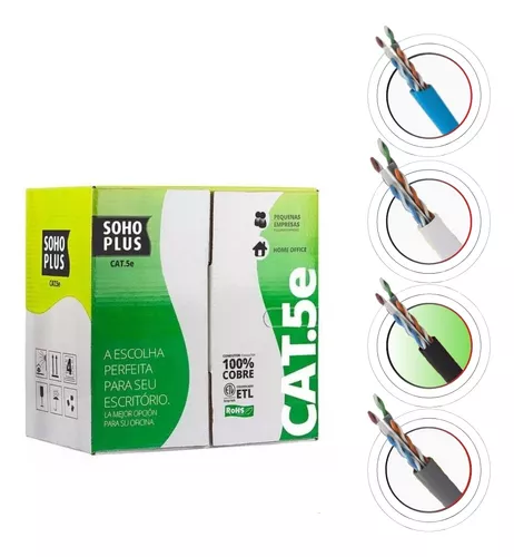 Cabo De Rede Furukawa Cat 5e SohoPlus Caixa 305m