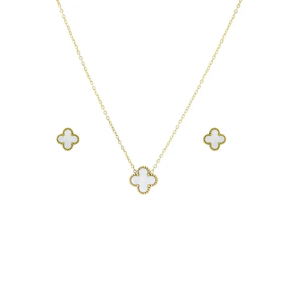 Conjunto Trevo Branco