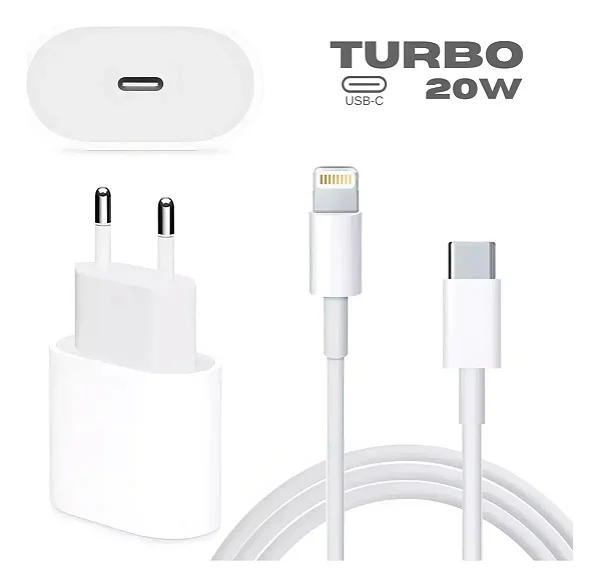 Kit Carregador USB-C 20W + Cabo USB-C Original