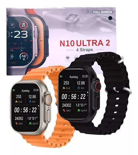 Smartwatch N10 Ultra com Kit de 4 pulseiras