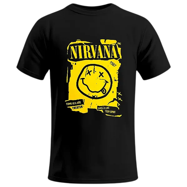 Camiseta Nirvana Smiley Face