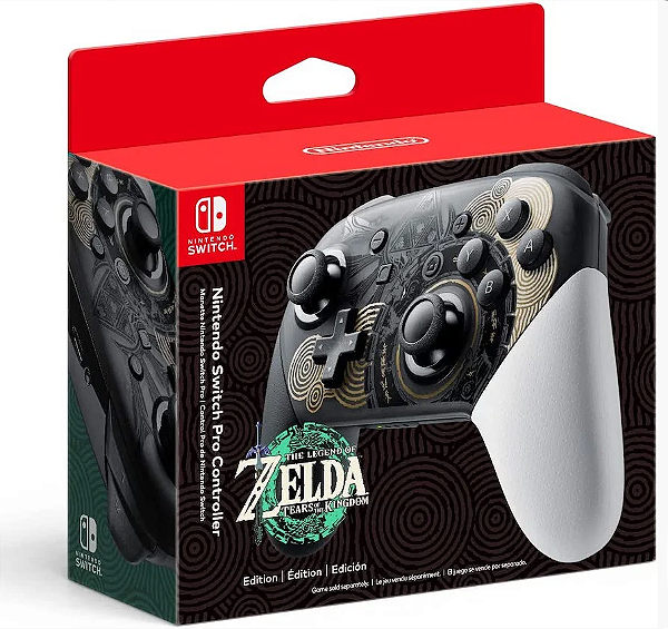 Controle Nintendo Switch Pro Zelda Tears of the Kingdom