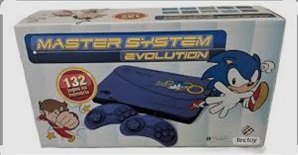 Master System Evolution 132 Jogos na memoria