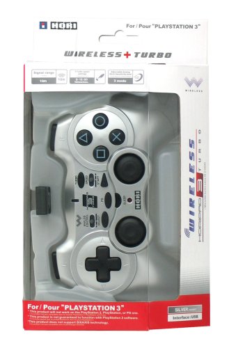 PS3 - Controller Turbo Pad 3 Wireless Silver (Hori)