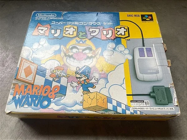 MARIO AND WARIO - Mouse Controller - Super Famicom