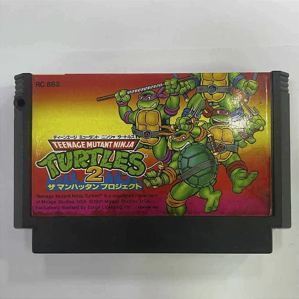 TARTARUGA NINJA 2  Famicom