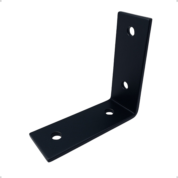 4 Cantoneira Junção Aço Para Viga Cobertura Madeiramento Terça 10x10cm