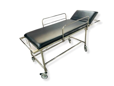 Carro Padiola Inox Leito Estofado para Obeso