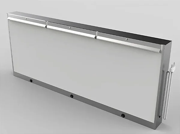 Negatoscópio 3 Corpos Inox