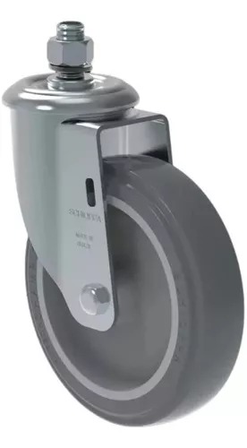 Rodizio GLE 6" cinza sem freio