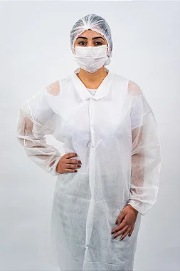 Avental Gola Padre com Botão