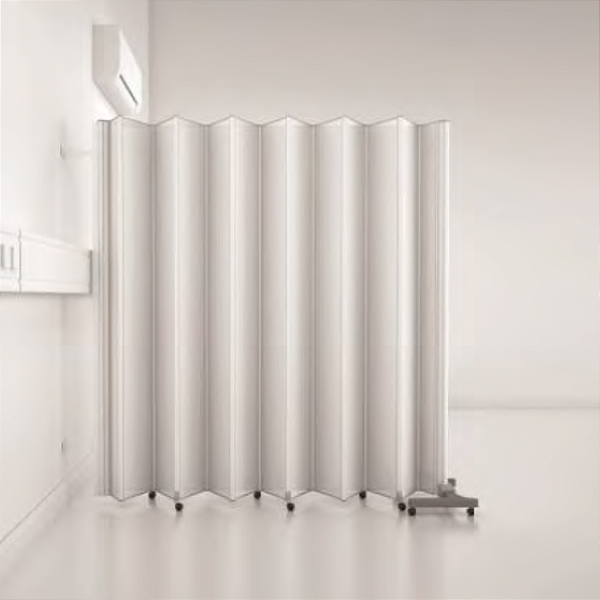 Biombo Sanfonado PVC Fixo Altura 1,85 cm Plus