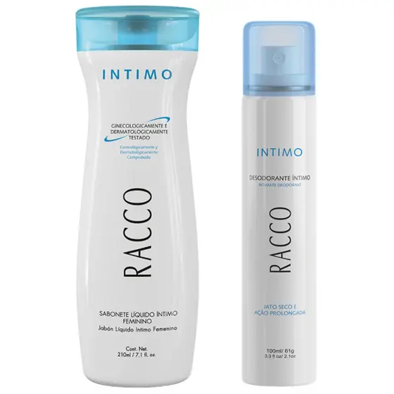 Kit Feminino Sabonete Intimo + Desodorante Intimo Racco