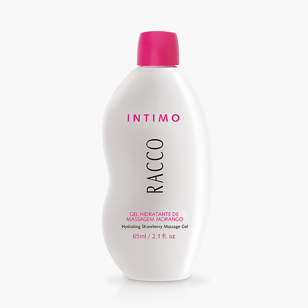 Gel Hidratante de Massagem Morango Intimo Racco - 65ml
