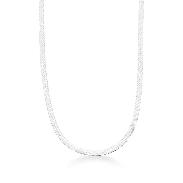 CORRENTE DE PRATA LAMINADA