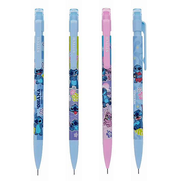 Lapiseira Stitch com Borracha 0.7mm