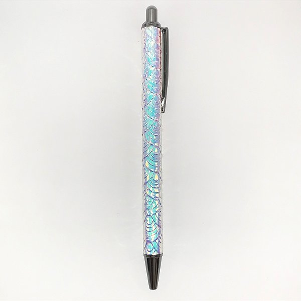 Caneta Esferográfica Cromada Clic Degradê 1.0mm