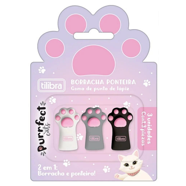 Borracha Ponteira Purrfect • 3 Unidades