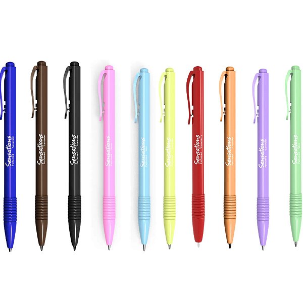 Caneta Esferográfica Clic Sensations Perfumada 0.7mm
