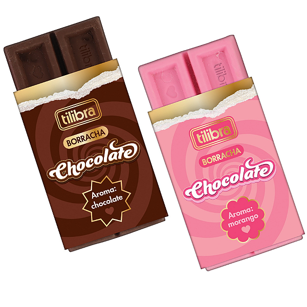 Borracha Chocolate com Cheirinho