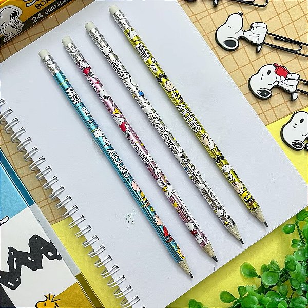 Lápis com Borracha n°2 Snoopy