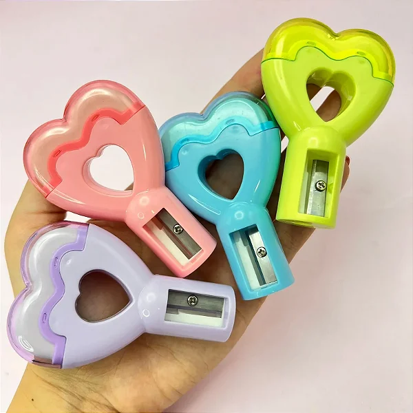 Apontador + Borracha Coração • 2 em 1