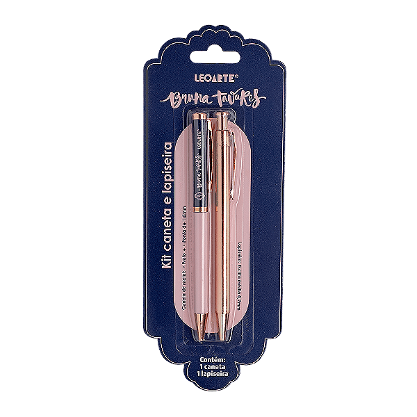 Kit Office Caneta e Lapiseira Bruna Tavares