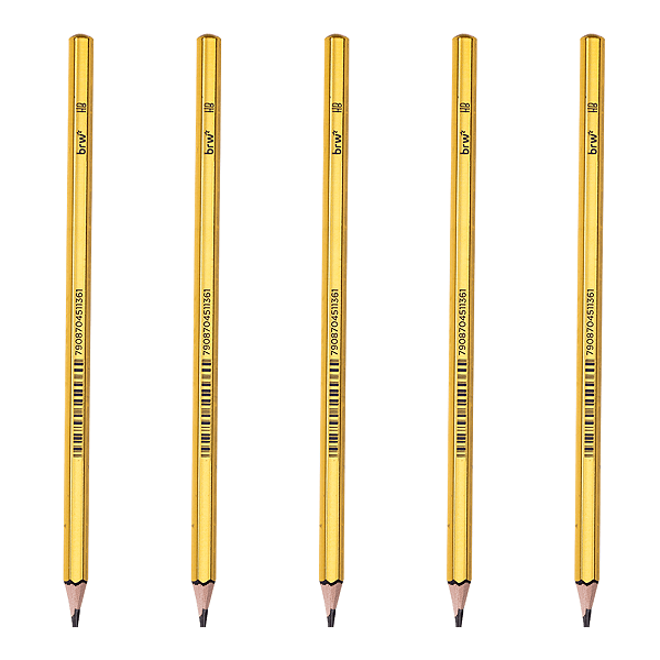 Lápis HB Dourado