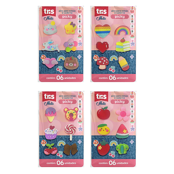 Pins Picky • Cartela 6 unid.