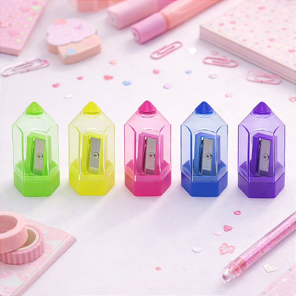 Apontador com Depósito Formato Lápis