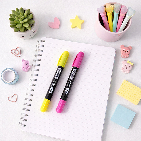 Marca Texto Retrátil Gel Neon