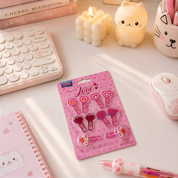 Kit de Clips Love • Blister 10 unid.