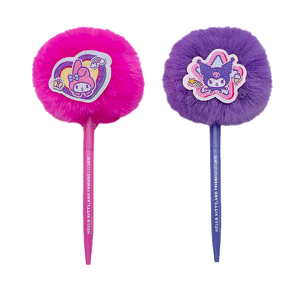 Caneta Esferográfica Pompom Hello Kitty Sanrio 1.0mm