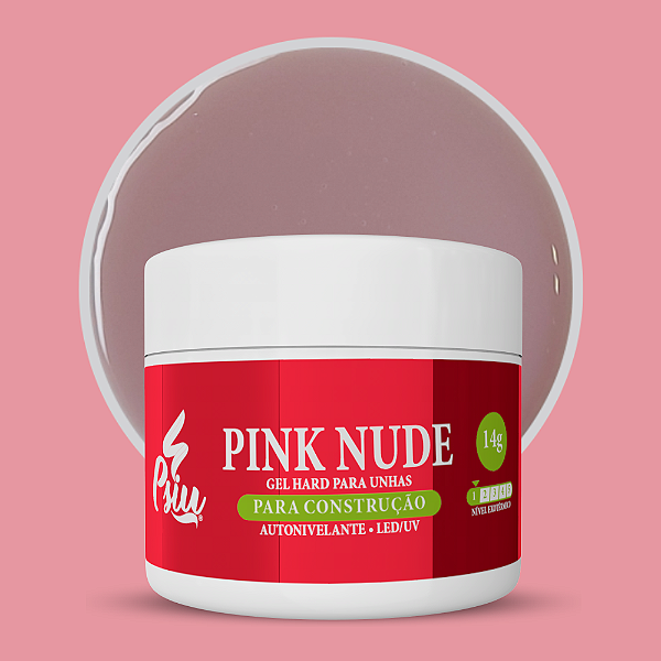 Psiu - Gel Hard Pink Nude 14g