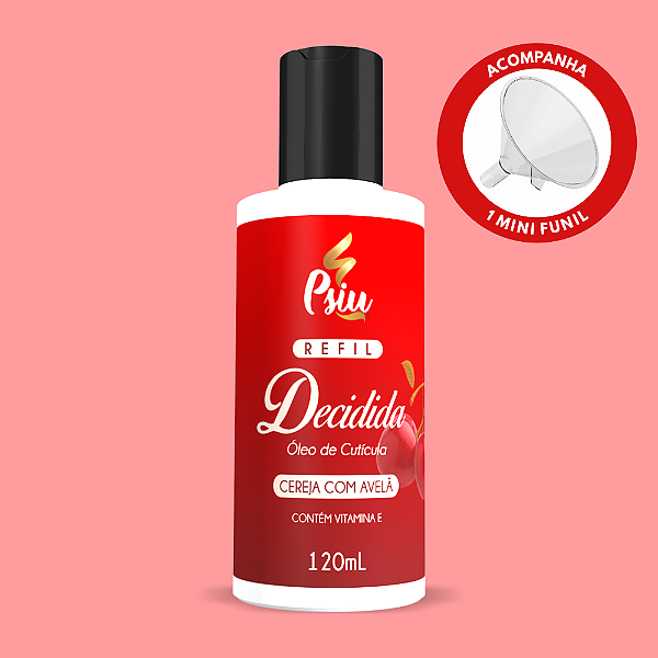 Psiu - Refil Óleo de Cutícula Decidida 120ml