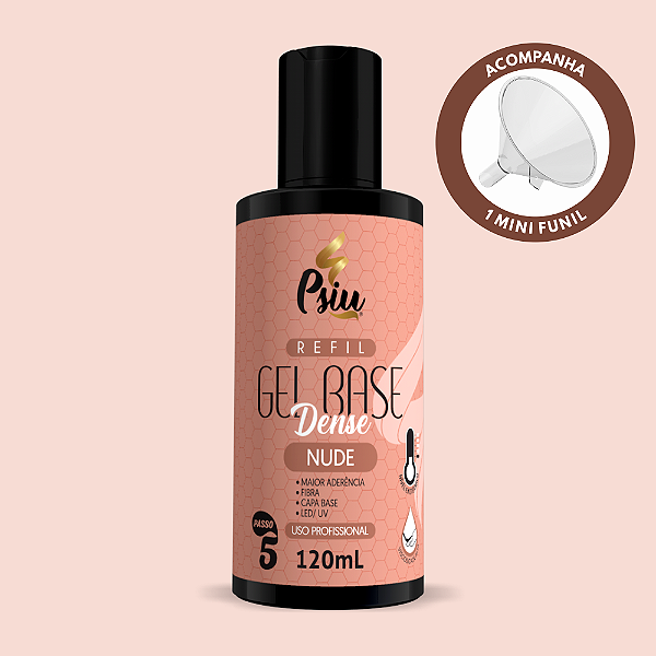 Psiu - Refil Gel Base Dense Nude 120ml